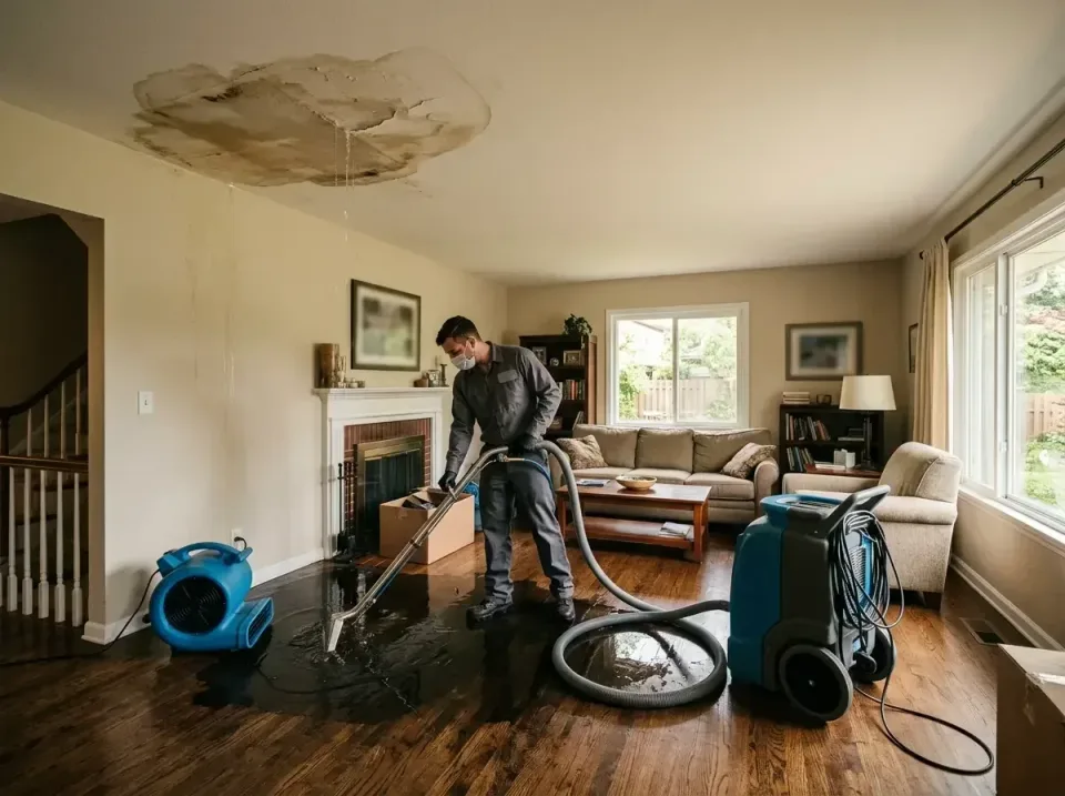 attic-pipe-burst-ceiling-drip-008 — frequently asked questions, Water Damage Restoration & Carpet Care in St. Louis, MI